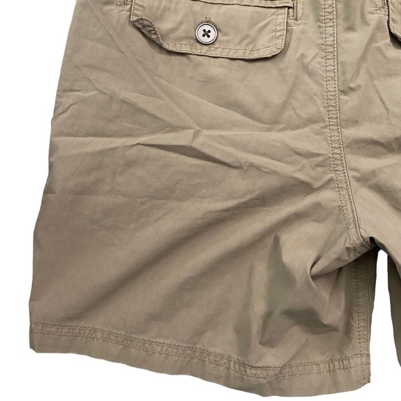 Columbia Tan Mid Rise Shorts Pockets Brown Tan Neutral 6 - Picture 9 of 14